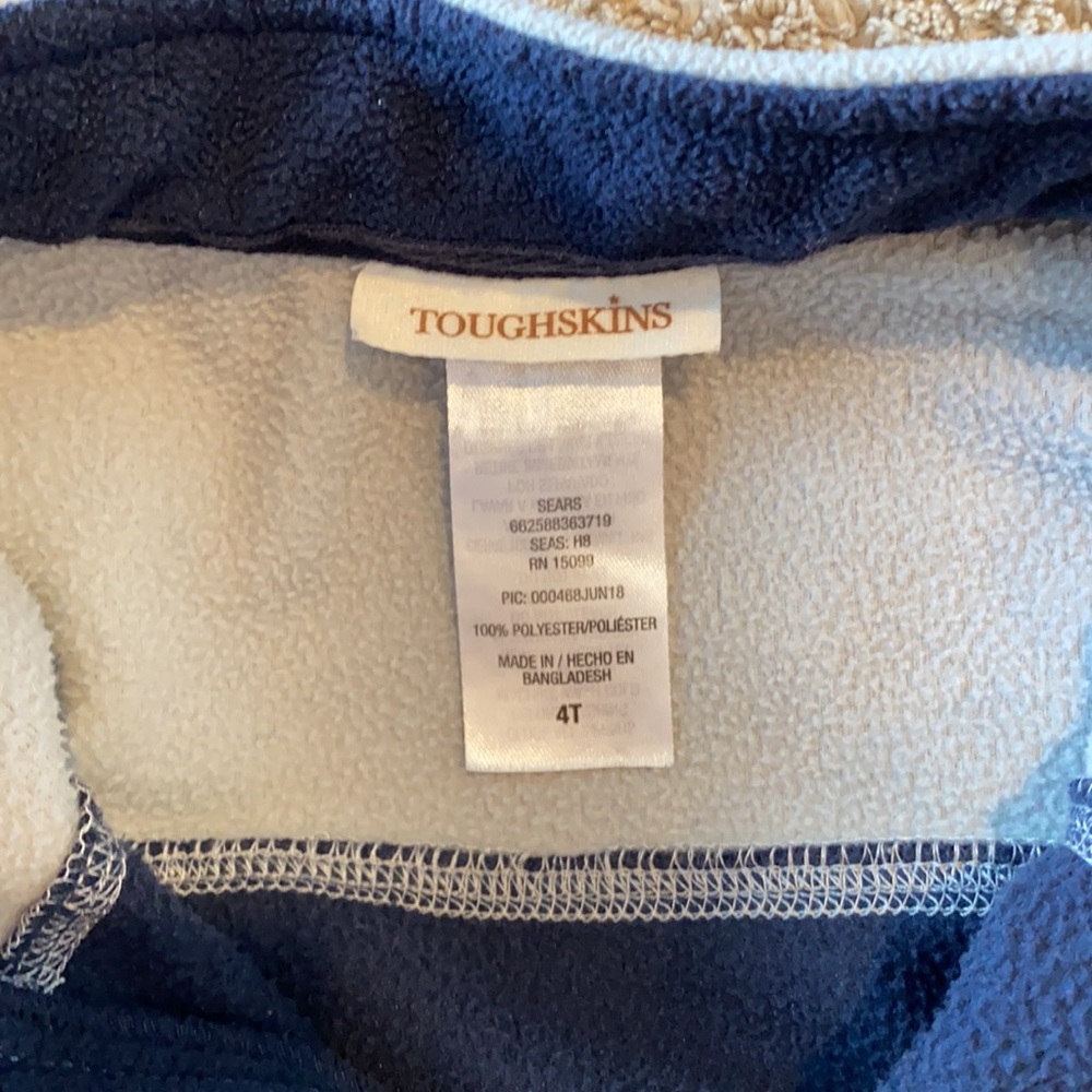 ZIP-UP Jacket Fleece 4T - Picture 3 of 4